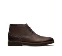 Clarks Mens Tahoe DB Dark Brown Leather Ankle Boots
