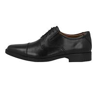 Clarks Men's Tilden Cap Derbys, Black Black Leather, 13 UK