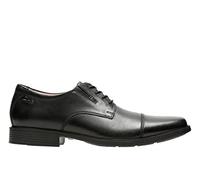 Clarks Men's Tilden Cap Derbys, Black Black Leather), 6 UK