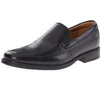 Clarks Men's Tilden Free footwear, Black Leather, 8.5 UK Wide