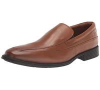 Clarks Men's Tilden Free Loafer, Dark Tan Leather, 9 UK Wide
