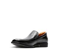 Clarks Men's Tilden Free Loafers, Black Black Leather, 8.5 UK