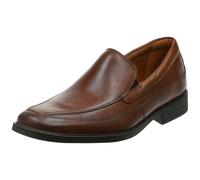 Clarks Men's Tilden Free Slip-On Loafer, Dark Tan Leather, 12 UK