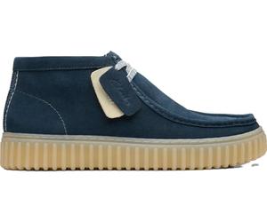 Clarks Men's Torhill Hi Oxford Boot, Blue Suede, 10 UK