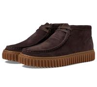 Clarks Men's Torhill Hi Oxford Boot, Dark Brown Suede, 11