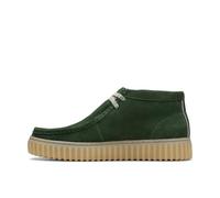 Clarks Men's Torhill Hi Oxford Boot, Dark Green Suede, 11 UK