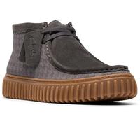 Clarks Men's Torhill Hi Oxford Boot, Grey Combi, 10.5 UK