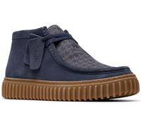Clarks Men's Torhill Hi Oxford Boot, Navy Combi, 12 UK