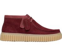 Clarks Men's Torhill Hi Oxford Boot, Wine Suede, 10 UK