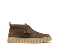 Clarks Mens Torhill Lace Hi Khaki Nubuck Torhill,Lace Up,Ankle Boots