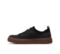 Clarks - Mens Torhill Lace Shoes, Black Nubuck, 8.5