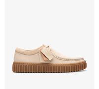 Clarks Mens Torhill Lo Ecru Suede Moccasins Suede Casual