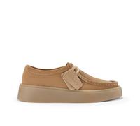Clarks Men's Torview Dark Sand Suede Lace Up in Beige | Size: 7-Standard Fit Clarks Beige 7-Standard Fit
