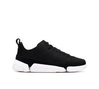 Clarks Men's Trigenic 2 Flex Black Nubuck Trainers, Lace Up | Size: 10/Standard Fit