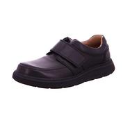 Clarks Men's Un Abode Strap Loafer, Black Leather, 6.5 UK (40 EU)