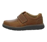 Clarks Mens Un Abode Strap Loafer, Dark Tan Lea, 7 UK