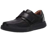 Clarks Men's Un Abode Strap Loafers, Black Black Leather, 8 UK