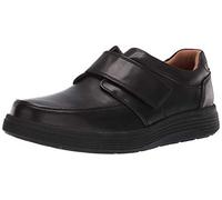 Clarks Mens Un Abode Strap Loafers, Black Leather, 7.5 UK