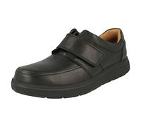 Clarks Men's Un Abode Strap Loafer, Black, 10.5 UK