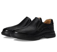 Clarks - Mens Un Briley Step Shoes, Color Black Leather, Size: 7.5 UK Wide
