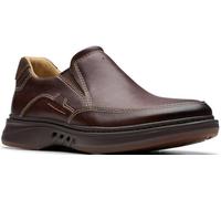 Clarks - Mens Un Briley Step Shoes, Color Mahogany Leather, Size: 10 UK X-Wide
