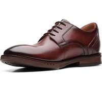 Clarks Men's Un Hugh Lace Brown Leather 10.5 M