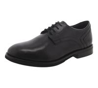 Clarks - Mens Un Hugh Lace Shoes, Color Black Leather, Size: 10.5 UK Wide