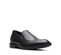 Clarks Un Hugh Step, Black Leather, 8