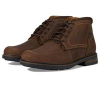 Clarks Men's Un Shire Hi Waterproof Oxford Boot, Dark Brown Leather, 8