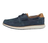 Clarks Mens Unstructured Deck Shoes Un Pilot Lace - Navy Nubuck - UK Size 7G - EU Size 41 - US Size 8M