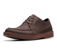 Clarks Men's Vargo Vibe Derbys, Brown Dark Brown Lea Dark Brown Lea, 10.5 UK
