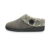Clarks Men's Venetian Slipper, Grey Suede Holiday Sweater, 3.5 UK