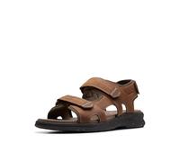 Clarks Men's Walkford Walk Flat Sandal, Light Brown, 10 UK