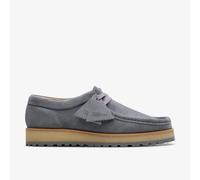 Clarks Mens Walla Scout Lo Grey Suede Wallabee Suede Casual