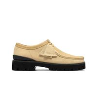 Clarks Mens Walla Yukoner Maple Combination Suede Wallabee,Lace Up