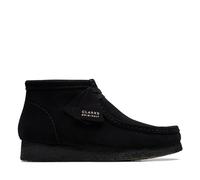 Clarks Mens Wallabee Boot Black Suede Ankle Boots,Wallabee,Lace Up