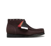 Clarks Mens Wallabee Boot Brown Interest Ankle Boots,Wallabee,Lace Up