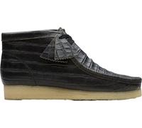 Clarks Men's Wallabee Boot Chukka, Black Croc Di, 10.5 UK