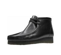 Clarks Men's Wallabee Boot Chukka, Black Leather, 6 UK