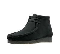 Clarks Men's Wallabee Boot Chukka, Black Suede, 7 UK