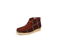 Clarks Men's Wallabee Boots, Rust Tweed Combi, 10 UK