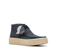 Clarks Men's Wallabee Cup Boot Black Eco Leather, Black, 9.5 UK