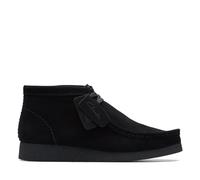 Clarks Mens Wallabee EVO Boot Black Suede Moccasins