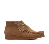 Clarks Mens Wallabee EVO Boot Dark Sand Suede Moccasins