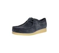 Clarks Men's Wallabee EVO Suede Shoes, Navy, 12 UK