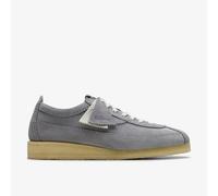 Clarks Mens Wallabee Tor Steel Grey Suede Lace Up,Wallabee Suede Casual