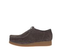 Clarks for man. 26178279 WallabeeEVO brown leather shoes (44.5), Flat, Suede, Laces, Casual
