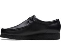 Clarks Mens WallabeeOxford, Black Leather 1, 8 UK
