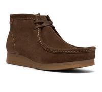 Clarks mens Wallaston Boot, Olive Suede, 11