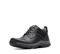 Clarks Men's Walpath Low Oxford, Black Leather, 9